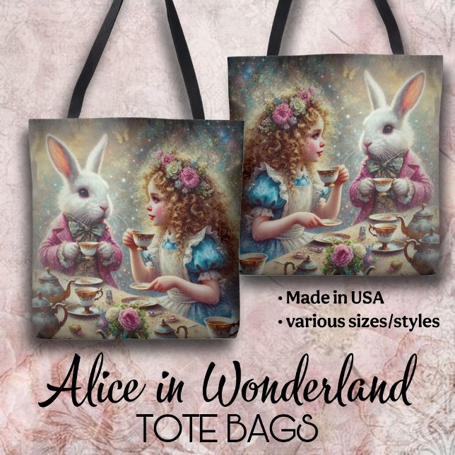 Beautiful Wonderland Tea Party Alice & Rabbit (Von Creator hochgeladen)