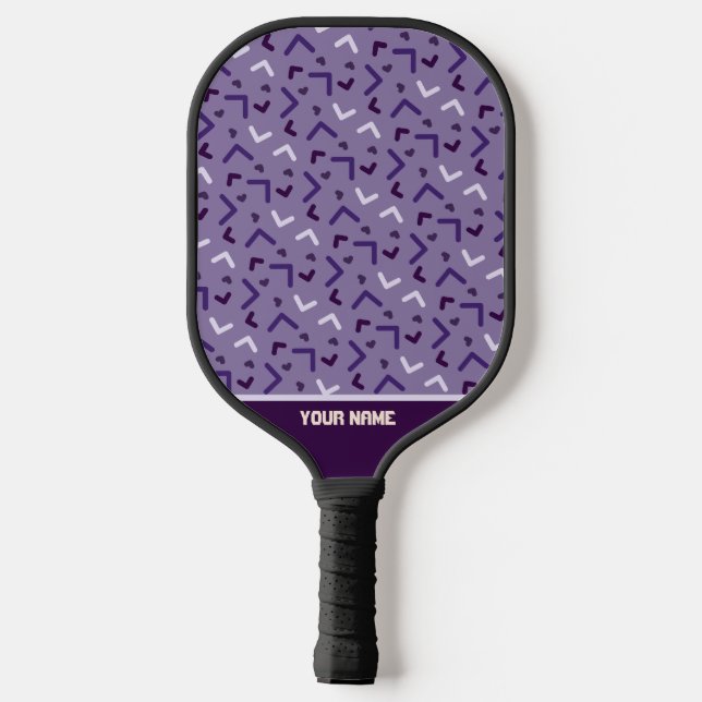 Beautiful Workout Lila Pickleball Paddle (Rückseite)