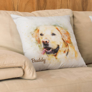 Beautiful Yellow Labrador Custom Personalisiert Kissen