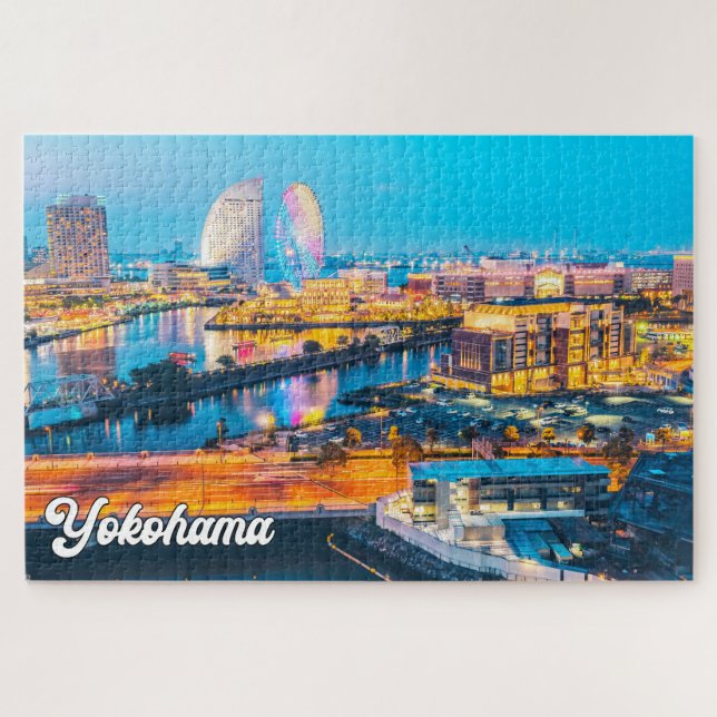 Beautiful Yokohama, Japan Puzzle (Horizontal)