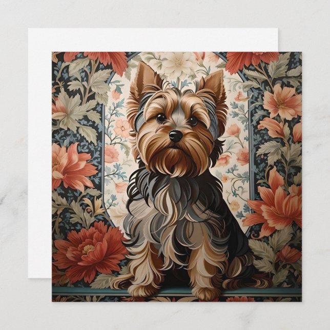 Beautiful Yorkie | Yorkshire Terrier Portrait (Vorne/Hinten)