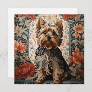 Beautiful Yorkie Yorkshire Terrier Portrait