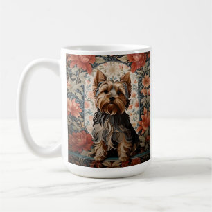 Beautiful Yorkie Yorkshire Terrier Portrait Kaffeetasse