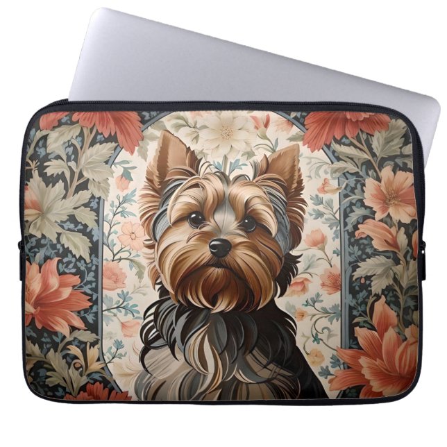Beautiful Yorkie | Yorkshire Terrier Portrait Laptopschutzhülle (Vorderseite)