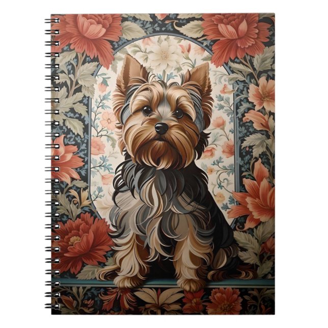 Beautiful Yorkie | Yorkshire Terrier Portrait Notizblock (Vorderseite)
