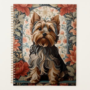 Beautiful Yorkie Yorkshire Terrier Portrait Planer