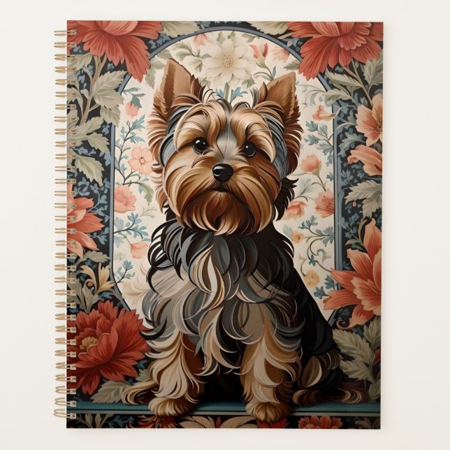 Beautiful Yorkie | Yorkshire Terrier Portrait Planer (Vorderseite)