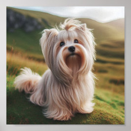 Beautiful Yorkshire Terrier Poster