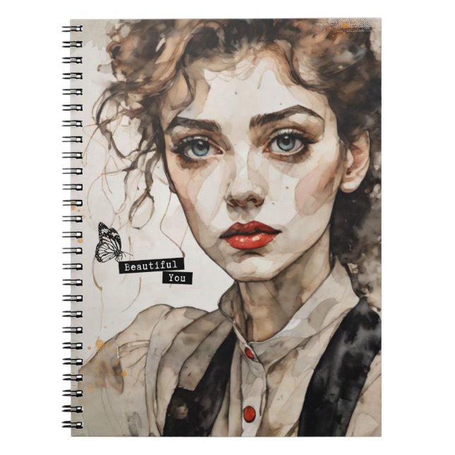 Beautiful You | Notebook Journal Notizblock (Vorderseite)