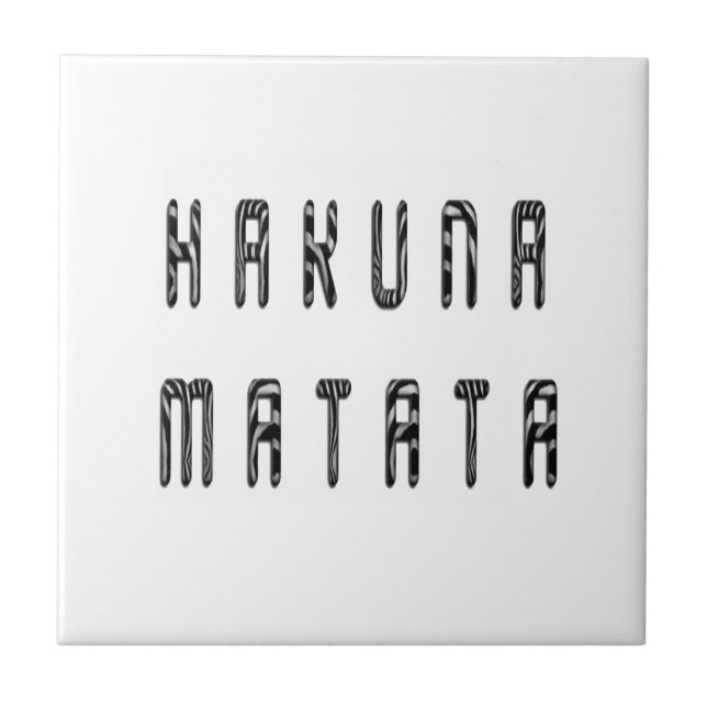 Beautiful Zebra Fliese (Vorderseite)