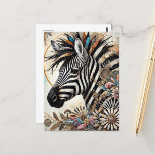 Beautiful Zebra Postkarte