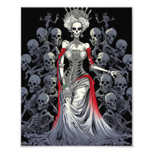 Beautiful Zombie Queen Fotodruck