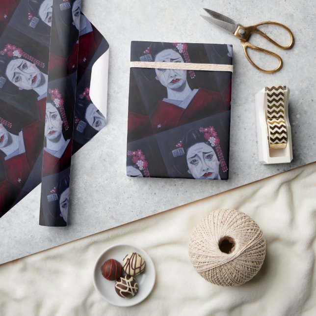 Beautifully Sad Painting by Alfred Fox Geschenkpapier (Kunsthandwerk)