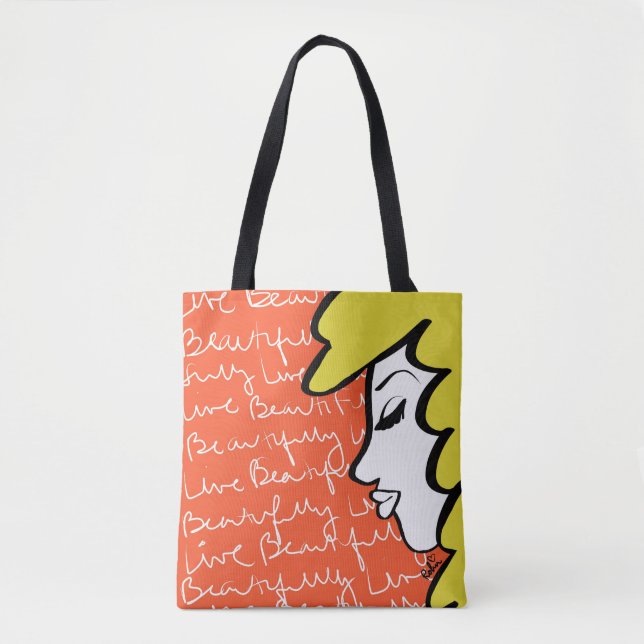 Beautigend Live Canvas Bags (Vorderseite)