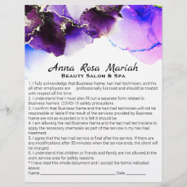 *~* Beauty Abstrakte Haftungsausschlussdienste Flyer