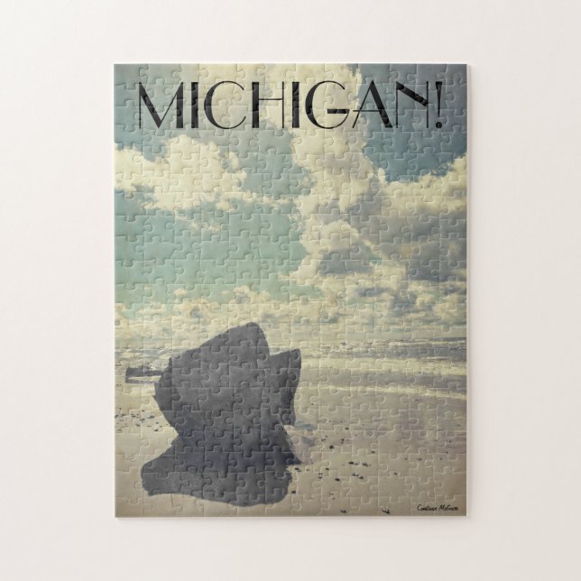 Beauty Along Lake Michigan Puzzle (Vertikal)