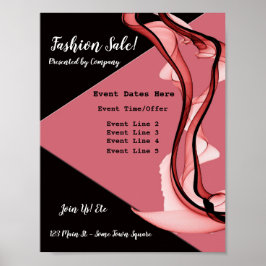 Beauty and Fashion Event Marketing Poster