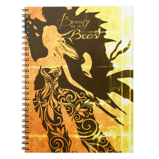 "Beauty and the Beast" SpiralNotebook Notizblock (Vorderseite)