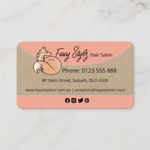 Beauty/Animal Business Card Visitenkarte