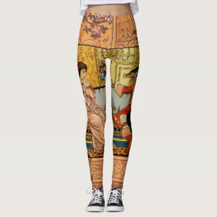Beauty Beast Classic Fairy Tale Zeichen Leggings