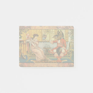 Beauty Beast Classic Fairy Tale Zeichen Post-it Klebezettel
