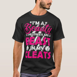 Beauty Beast in My Clearing Softball Player  T-Shirt