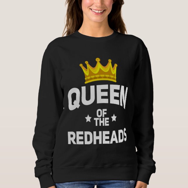 Beauty beautiful pretty beautiful face red beautif sweatshirt (Vorderseite)
