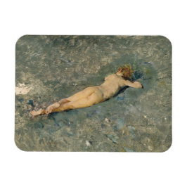 Beauty Beauty Sonnenbaden am Strand von Portici Magnet