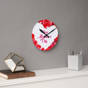 Beauty Bloom Blume Runde Wanduhr
