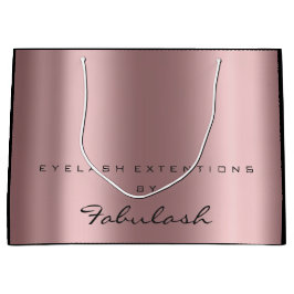 Beauty Blush Makeup Minimal Bridal Rose Eggplant Große Geschenktüte