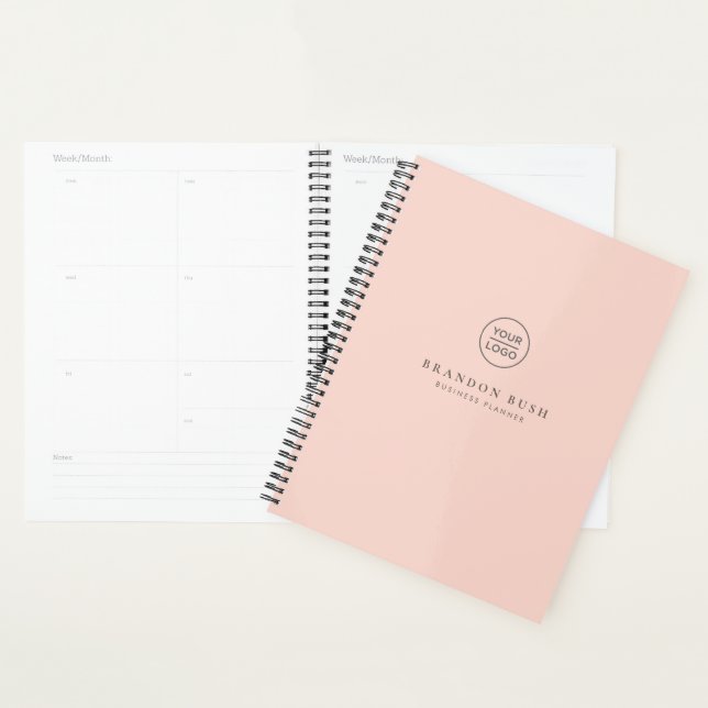 Beauty chic goldstündlich pink Logo Business Plann Planer (Anzeige)