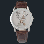 Beauty Collage Foto Bester Vater je Geschenk Armbanduhr<br><div class="desc">Beauty Collage Foto Best Vater Ever Geschenk ist ein personalisiertes Geschenk, das Schönheit und sentimental Wert zu schaffen, ein bedeutendes Geschenk für Ihren Vater. Das Geschenk ist eine Collage von sorgfältig ausgewählten Fotos von Ihnen und Ihrem Vater, die in einer schönen und künstlerischen Art und Weise angeordnet sind. Die Fotos...</div>