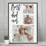 Beauty Collage Foto Bester Vater je Geschenk Poster<br><div class="desc">Beauty Collage Foto Best Vater Ever Geschenk ist ein personalisiertes Geschenk, das Schönheit und sentimental Wert zu schaffen, ein bedeutendes Geschenk für Ihren Vater. Das Geschenk ist eine Collage von sorgfältig ausgewählten Fotos von Ihnen und Ihrem Vater, die in einer schönen und künstlerischen Art und Weise angeordnet sind. Die Fotos...</div>