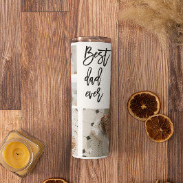 Beauty Collage Foto Bester Vater je Geschenk Thermosbecher