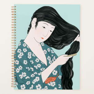 Beauty Combing 1920 von Hashiguchi Goyo Planer