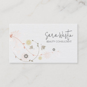 Beauty Consultant Beautician Visitenkarte