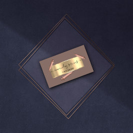 Beauty Cosmetologist Spritze Botox B12 QRCode Rose Visitenkarte