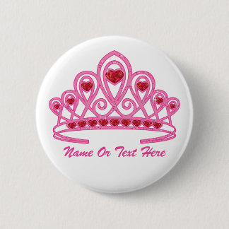 Beauty Crown Custom Button