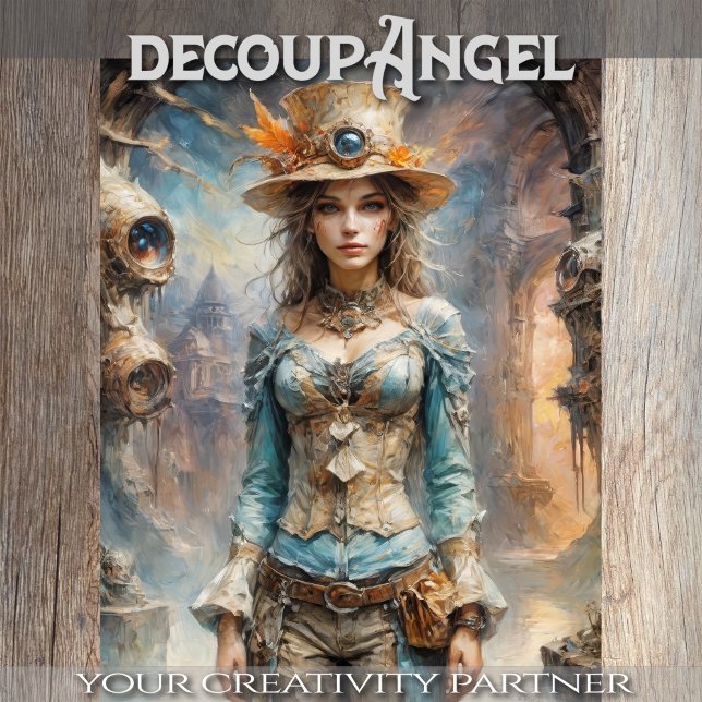 Beauty - Dekoupage - Free Spirit - Seidenpapier (Von Creator hochgeladen)