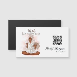 Beauty Fashion Hair QR Code Magnetkarte