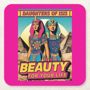 BEAUTY FOR YOUR LIFE RECHTECKIGER PAPPUNTERSETZER