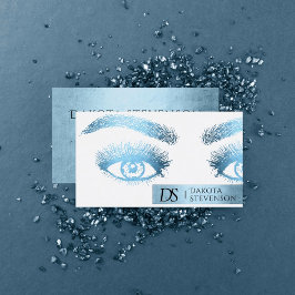 Beauty Glam Beruflich | Glitzy Robin Egg Blue Visitenkarte