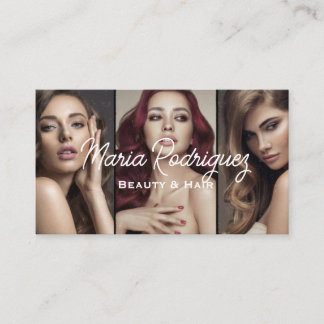 Beauty & Hair Salon Business Card Visitenkarte