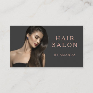 Beauty Hair Salon Business Card Visitenkarte