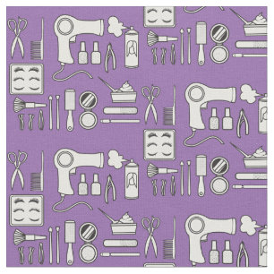 Beauty Hair Salon Tools Niedlich Lila Stoff