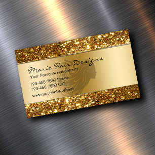 Beauty Hairdresser Visitenkartenmagnete Magnetische Visitenkarte