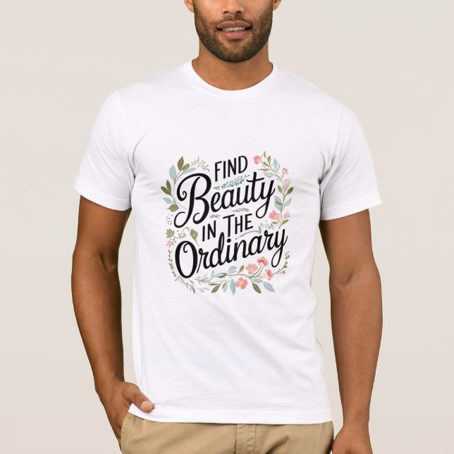 Beauty im normalen T-Shirt (Vorderseite)
