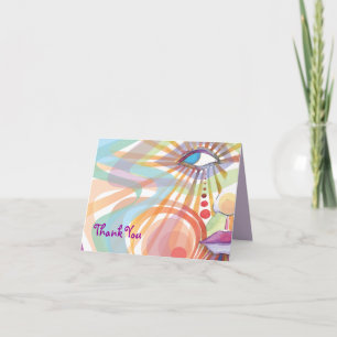 Beauty in Bat Mitzvah Danke Karte