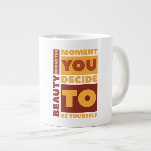 Beauty Jumbo Tasse (Vorderseite Rechts)