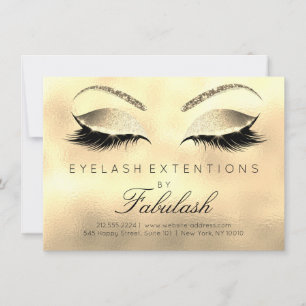 Beauty Lashes Verlängerung Salon Aftercare Gold Gl